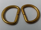 Genuine British Issue 17mm Small Standard D Rings X2 Pieces STD74