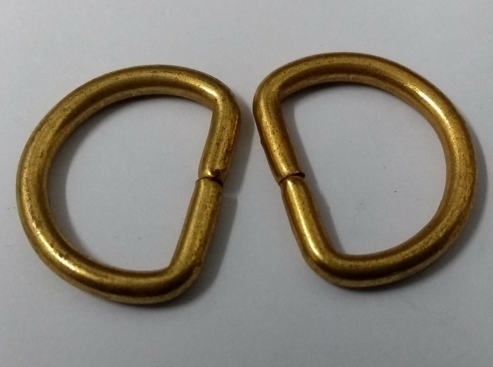 Genuine British Issue 17mm Small Standard D Rings X2 Pieces STD74