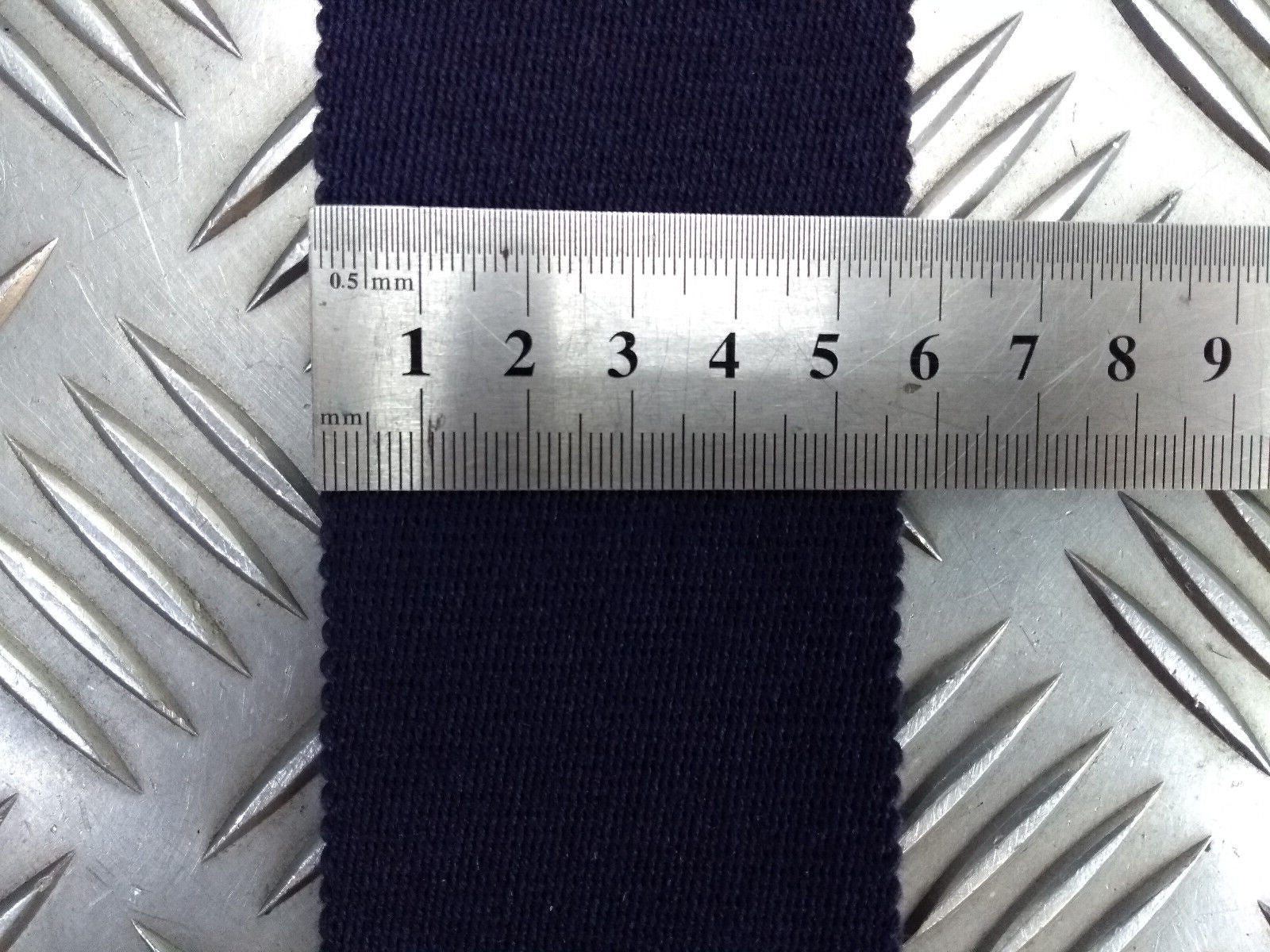 Navy Blue 57mm Stable Belt Material Genuine British 46" or 50" Lengths