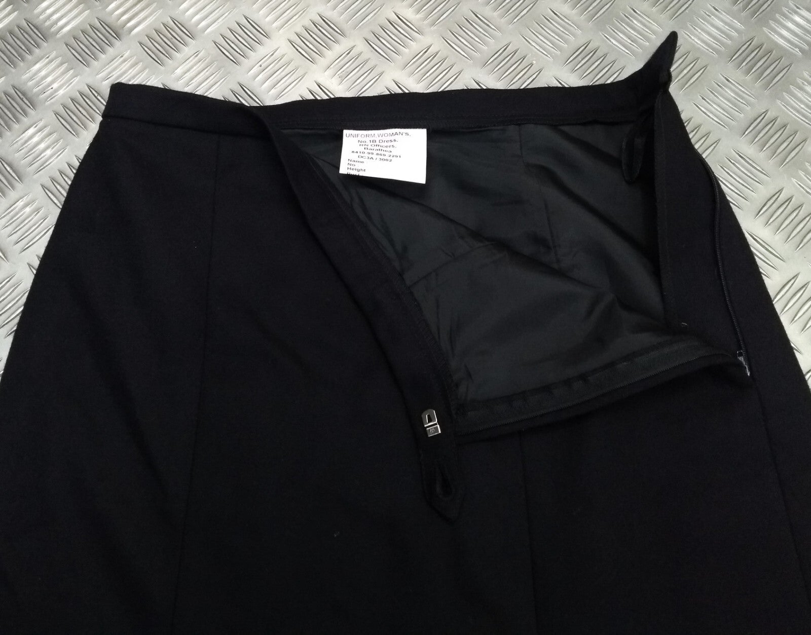 Skirt No1B RN Officers Barathea British Royal Navy WRNS Dress Size 68cm Regular