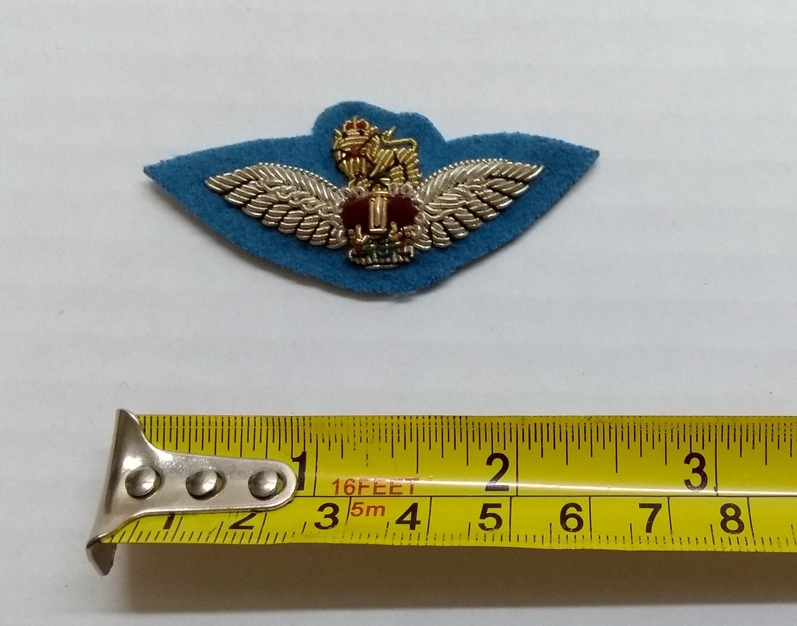 Mess Kit Badge AAC Officers Wings British Hand Embroidered Arm Patch