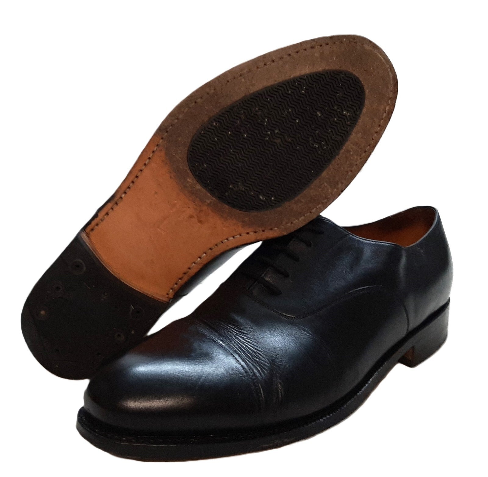 Dress Shoes British Forces Service Pattern Leather & Rubber Sections 11