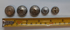 Britannia B.O.E Insignia Assorted Ring Back Obsolete Buttons for Collectors X5