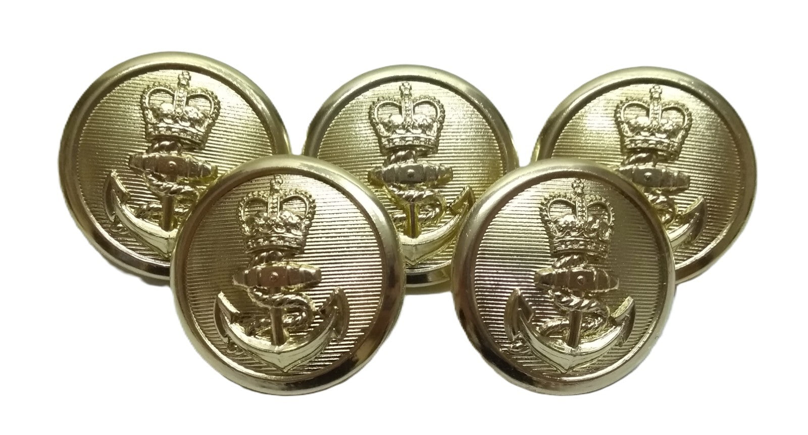 XL Naval Buttons British Navy Old Pattern Uniform Buttons Extra Large 30.5mm