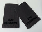 British Royal Air Force Regiment RAF Grey Shoulder Slides Epaulettes 1PR
