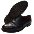 Service Shoes Black Leather British Army Pattern DMS Sole Toe Cap Section USED
