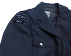 RAF Royal Air Force Vintage Jacket Airforce Blue Grey Colour 469 SQD Lowestoft