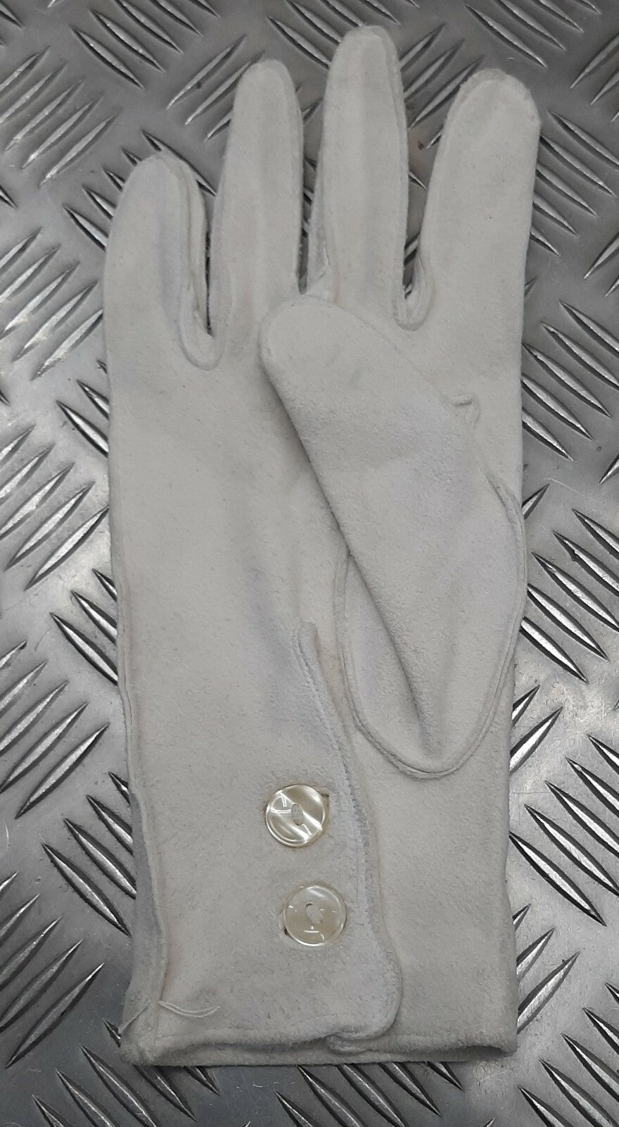 Genuine British Ceremonial Deerskin 3 Dart Leather Gloves Shop Soiled