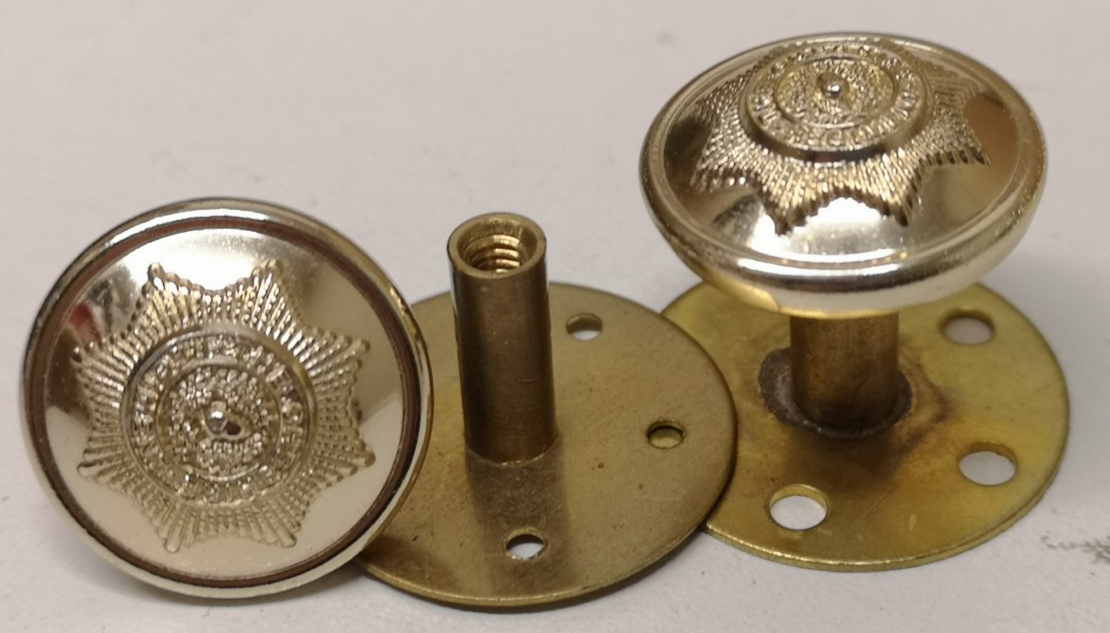 Cheshire Regiment 30L Screw Base Buttons x2