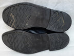 Service Shoes Black Leather British Army Pattern DMS Sole Toe Cap Section USED