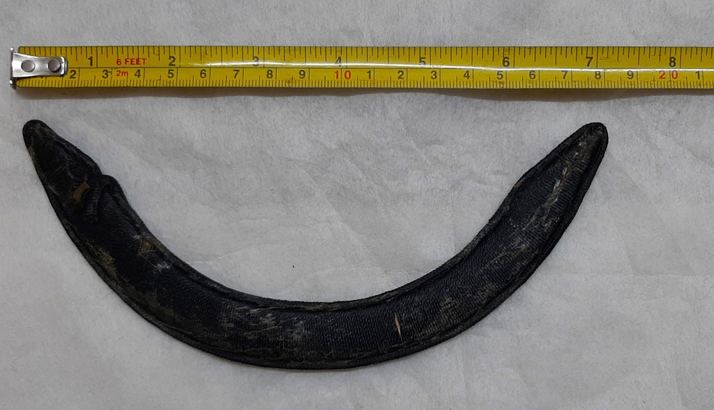 Field Officer Bar British 5/8" Black Peak Bar Garnish for Dress Hats
