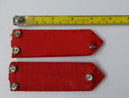 SNR Rank Gorgets Scarlet Red Melton & Maroon Braid Detail For Senior Officers