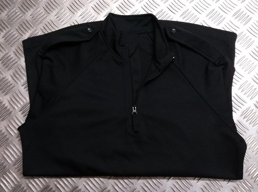 Black Technical Delta Stealth Self Wicking Technical Activewear Top Long Sleeve