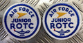 US USA Air Force USAF Junior ROTC / Sew-on Badge Patch x2- NEW