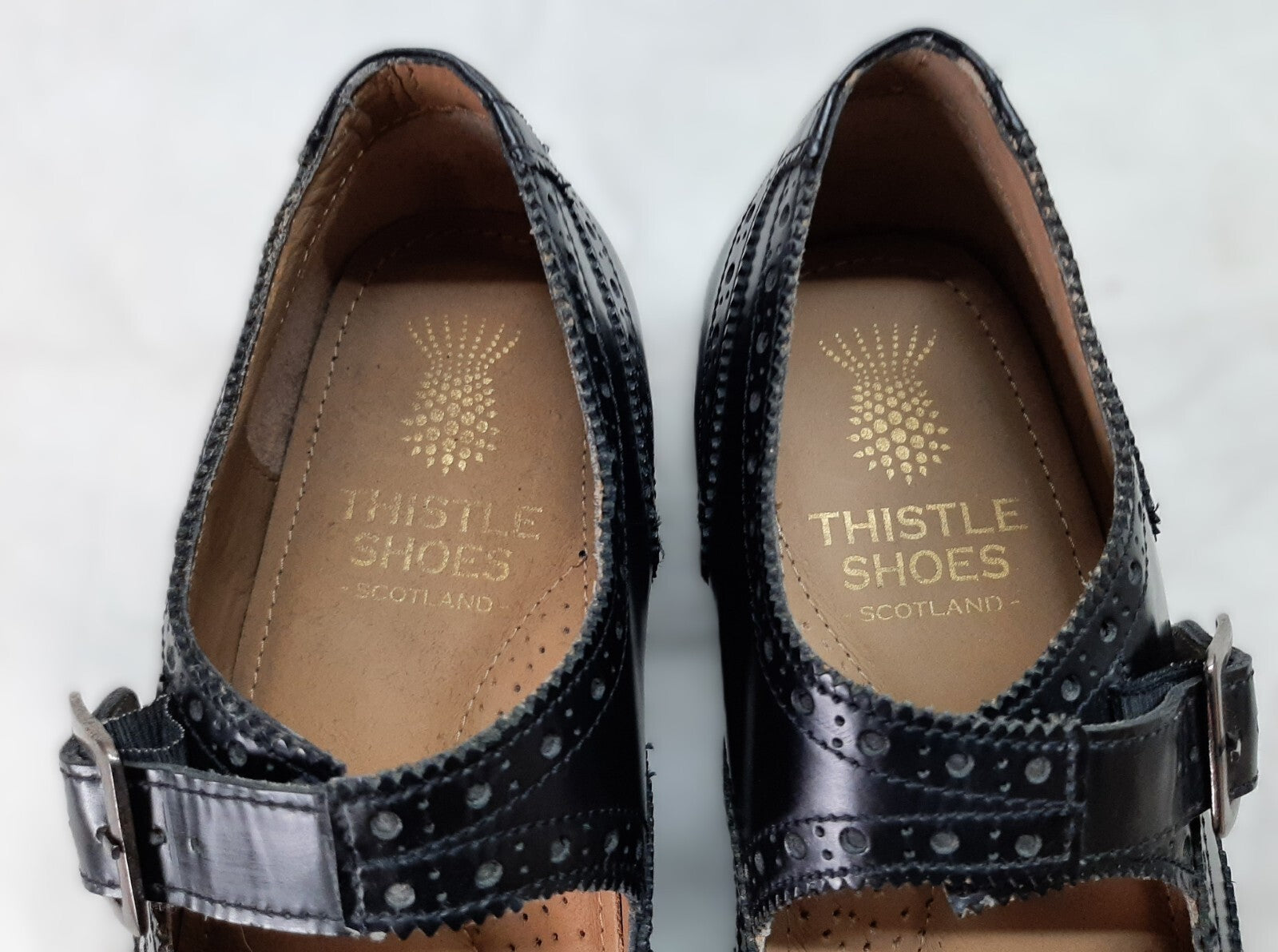 Buckle Brogue Shoes Dress Footwear by Thistle Shoes Scotland UK12