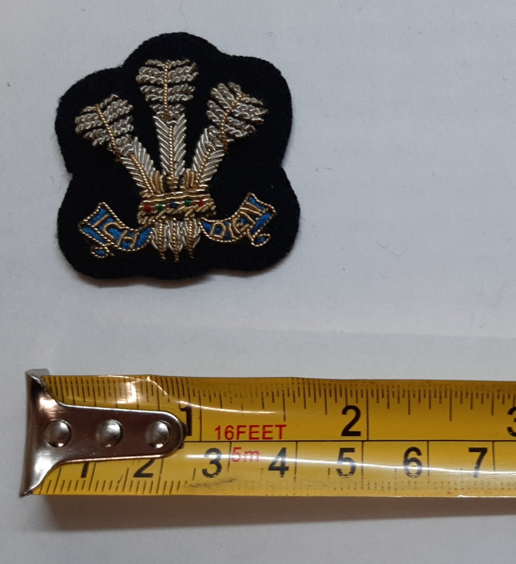 RRW Beret Badge British Army Royal Regiment of Wales "ICH DIEN" Insignia Badge