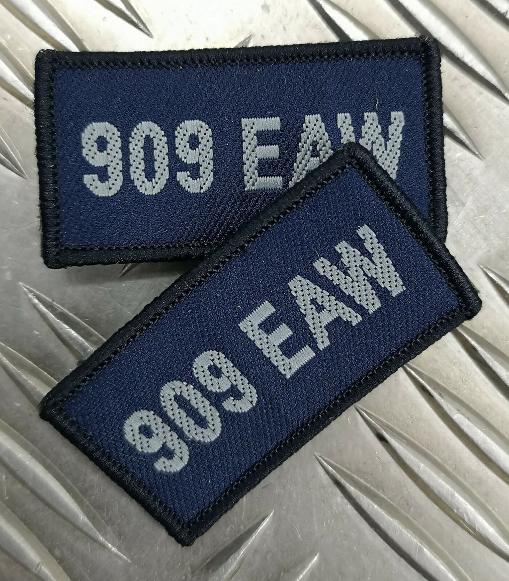 Air Force 909 EAW (Expeditionary Air Wing) RAF Royal Air Force TRF Badges 1 Pair