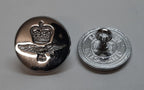 RAF Royal Air Force Airforce Blazer Buttons Chrome / Silver Air Force 1 Pair 26L