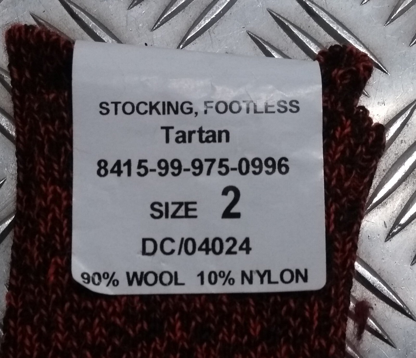 RRS Kilt Hose British Army Pattern Tartan Triple Dice Footless Stockings New