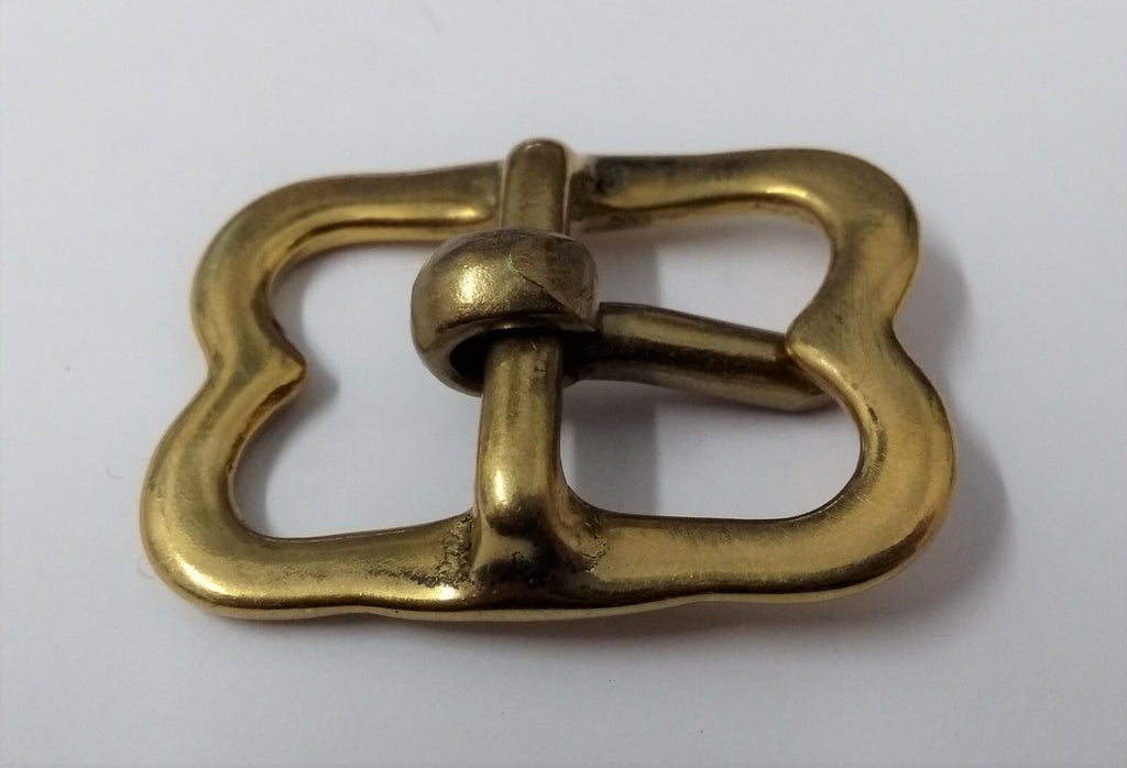 Genuine Vintage British Army RHG H Cav Brass 7/8" Bridle Crown Buckles x 2 New
