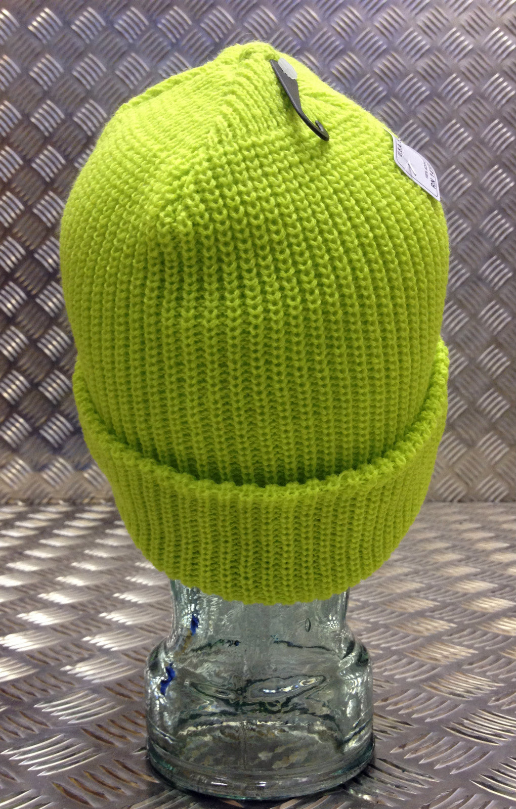 Yellow / Lime Green Knitted Beanie Hat / Watch Cap / Woolly Hat - One size - NEW