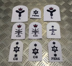 Genuine 9 Assorted British Royal Navy Ratings Patches Insignia Badges - NEW