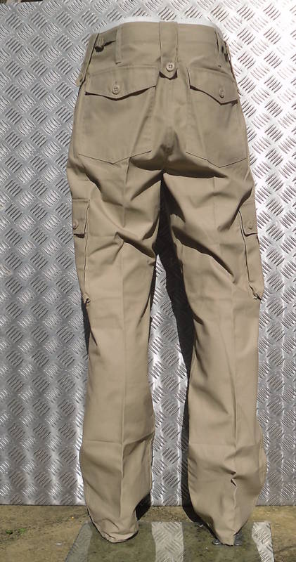 Beige Military Style Combat Cargo / Utility / Field Trousers Size 22"-26" - NEW