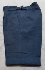 Vintage Trousers RAF Royal Air Force Dress Old Pattern Air Force Blue Grey Colour Waist 31"