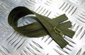 Genuine British ANF 8" Closed End Green Zip / Zipper H Duty