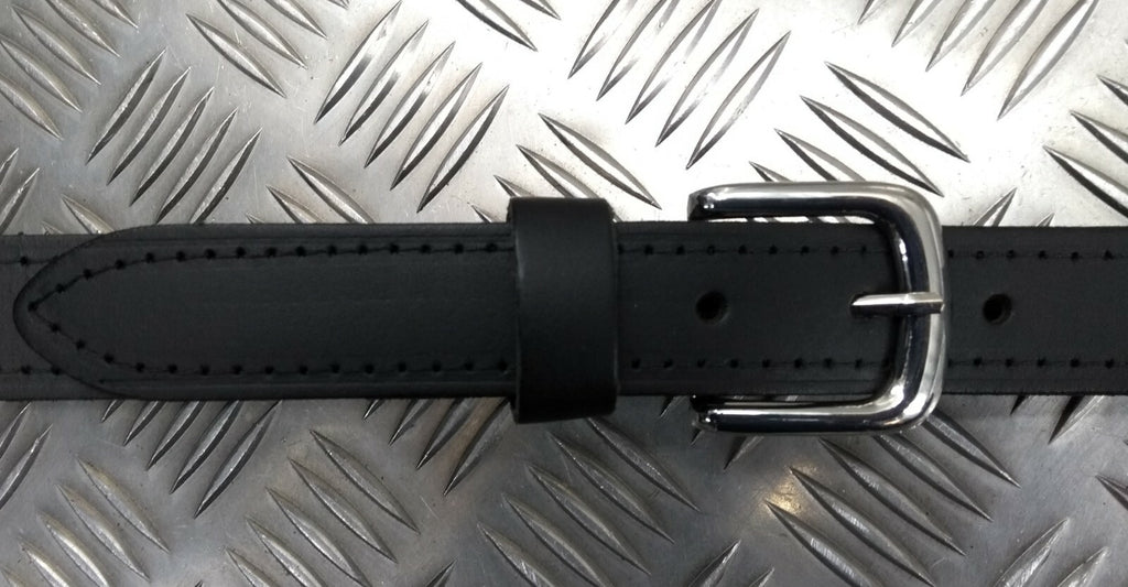 Fire Services & Civilian Issue Leather Prong Buckle Trouser Belt 2.9cm