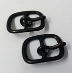 Genuine British Issue 5/8" Black Metal Buckles For Spur Straps X2 STD67
