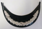 Genuine British Made Senior Officer Silver Decorative Braid Dress Cap Peak