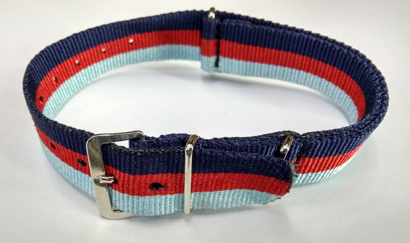 Tri-Services Watch Strap Army RAF Royal Navy Royal Air Force RN G10 18mm - NEW