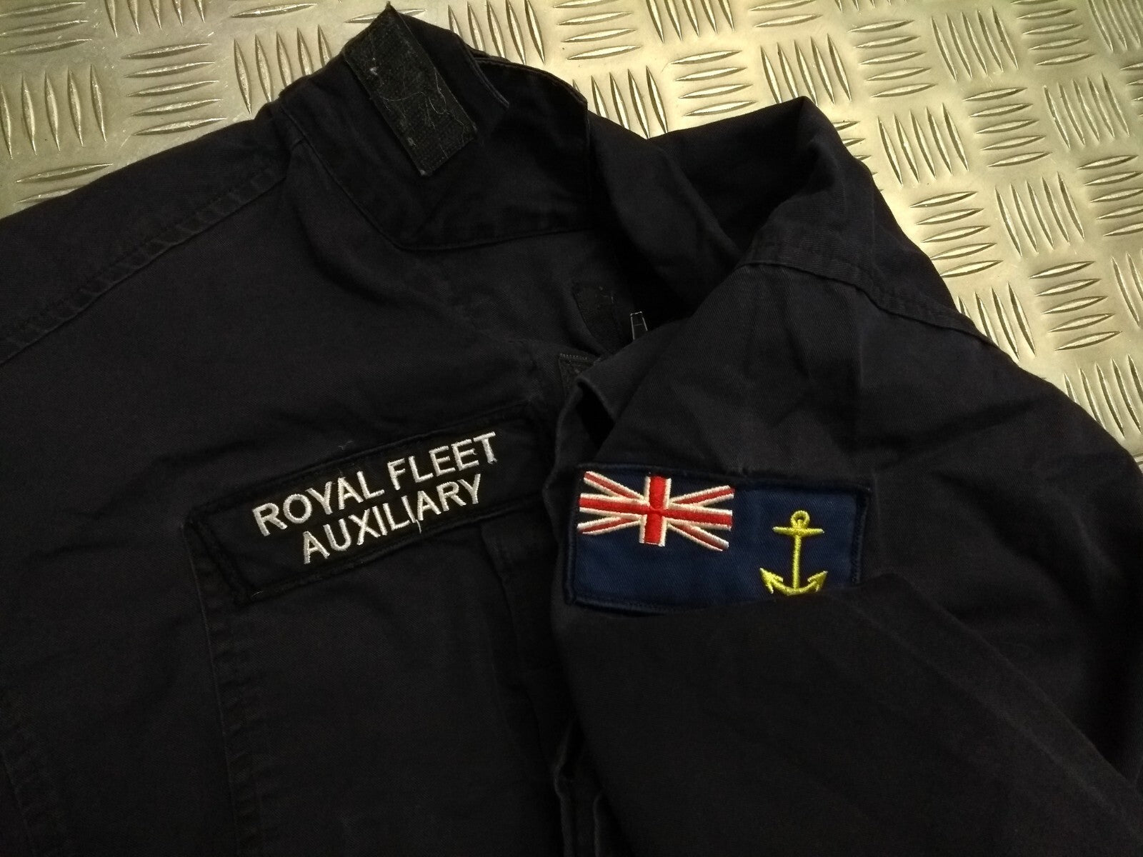 RN Combat Jacket Naval Warm Weather FR Fire Resistant British Navy Blue Grade 1