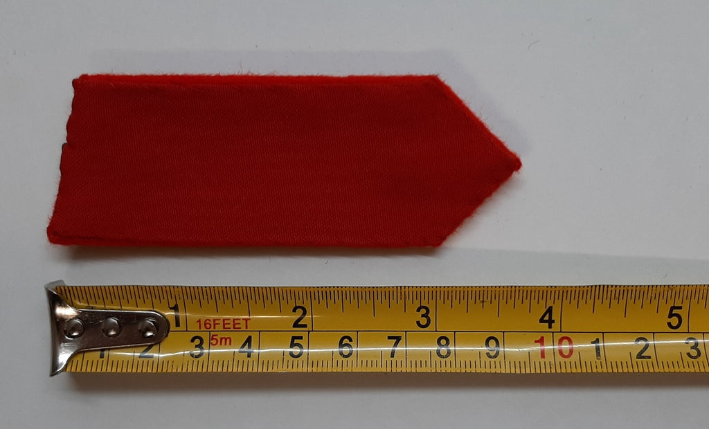 Army General Officer British No2 Dress Hand Embroidered Gorgets No Buttons