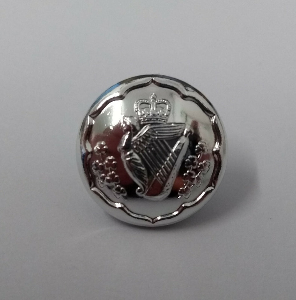 The Royal Irish Rangers Style RIR Dress Buttons Silver Coloured Size 30L - NEW