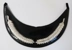 Genuine British Made Senior Officer Silver Laurel Braid Dress Cap Peak NEW