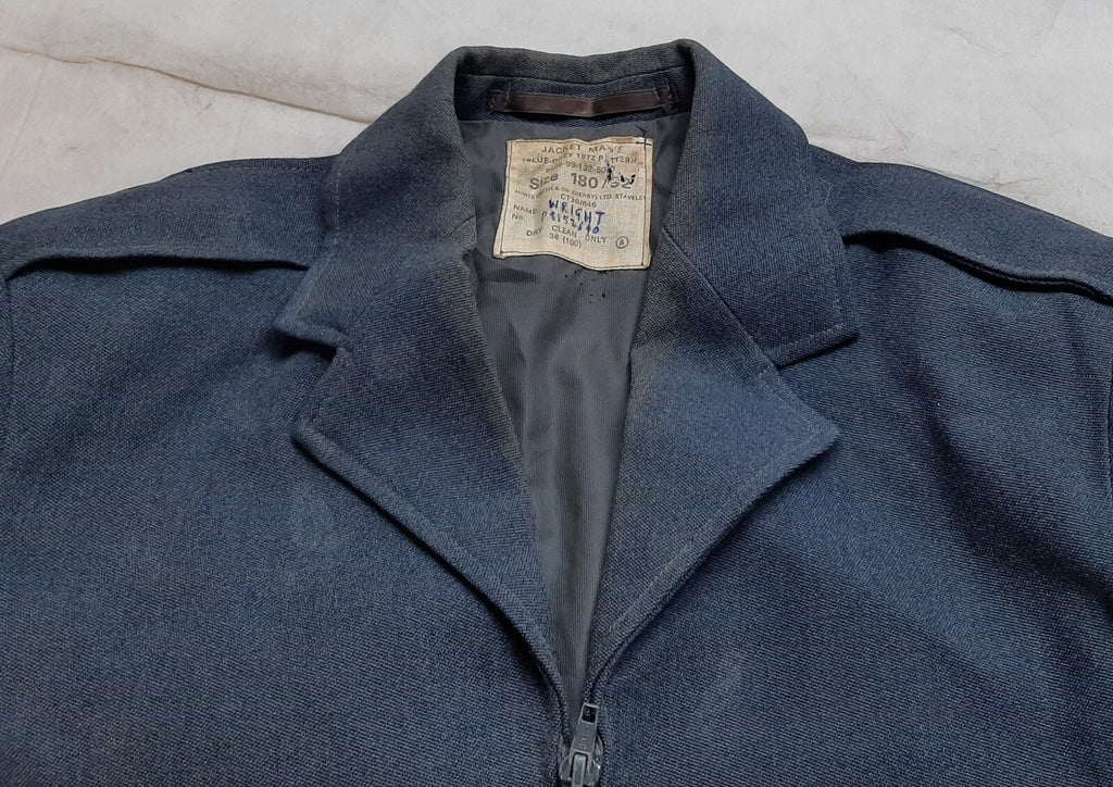 Vintage Jacket G P General Purpose Blue Grey 1972 Pattern Royal Air Force 96cm