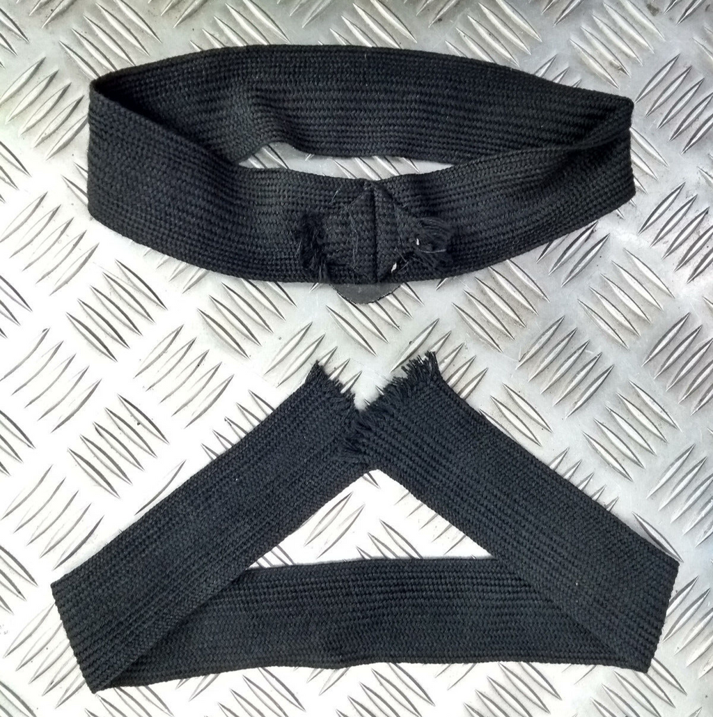 Black Knitted Worsted Dress Hat / Cap Band WRNS RN WRAF RAF Royal Air Force Fits All Sizes - NEW