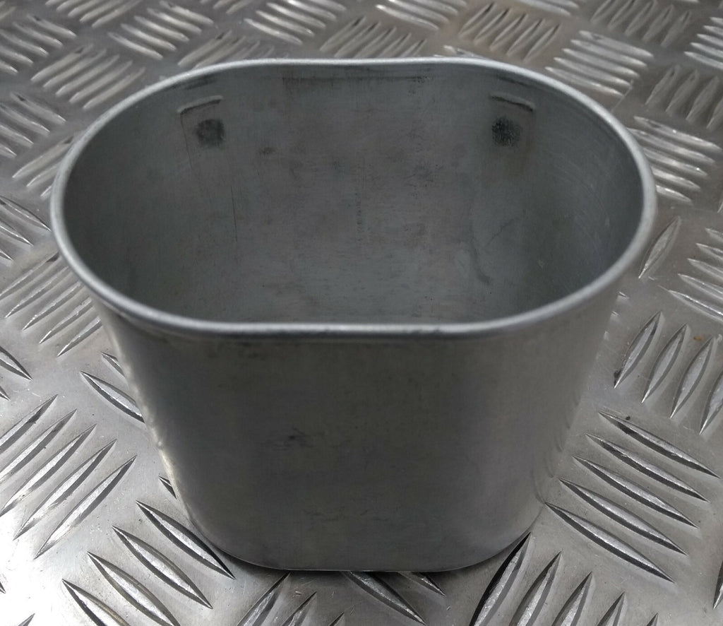Genuine M84 Type Swiss Military Issue Metal Billy Can Aluminium Mugs X2 EBYT85