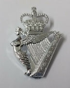Caubeen Hat Badge British Royal Irish (Harp of Erin)