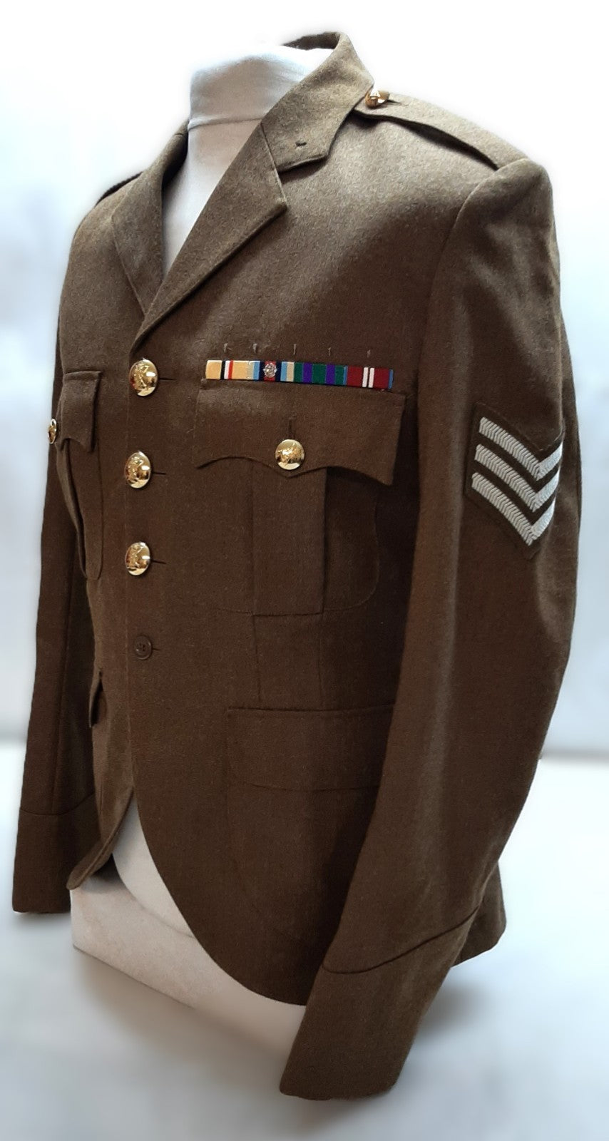British Army No2 Scottish Jacket Doublet RRS Type With 3 Bar Chevrons Size 176/96/88cm