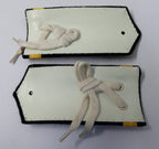 Naval Style 1 Bar No1 Shoulder Boards Epaulette Black & Gold Detail Fancy Dress