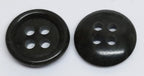 Army Dress Buttons Old Pattern British Dark Green 4 Hole Size 23L / 15mm
