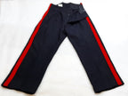 No1 Dress Trousers British Army Blues Pattern Other Ranks 1" Red Stripes W32"