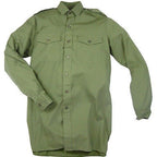 General Service Shirt Long Sleeve British Army Old Pattern Green Shirt