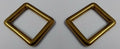 Genuine Vintage British Square Ring Stay For Leather Straps x 2 New