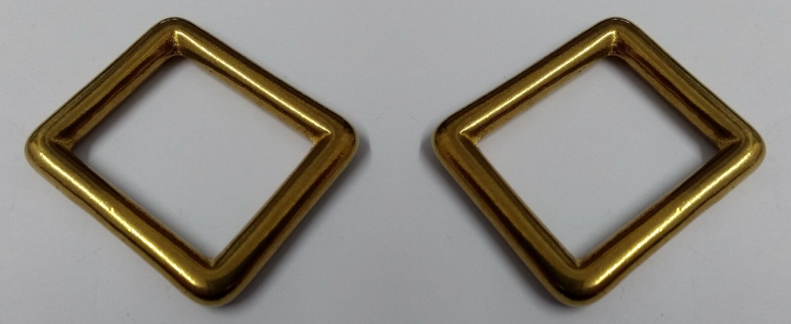 Genuine Vintage British Square Ring Stay For Leather Straps x 2 New