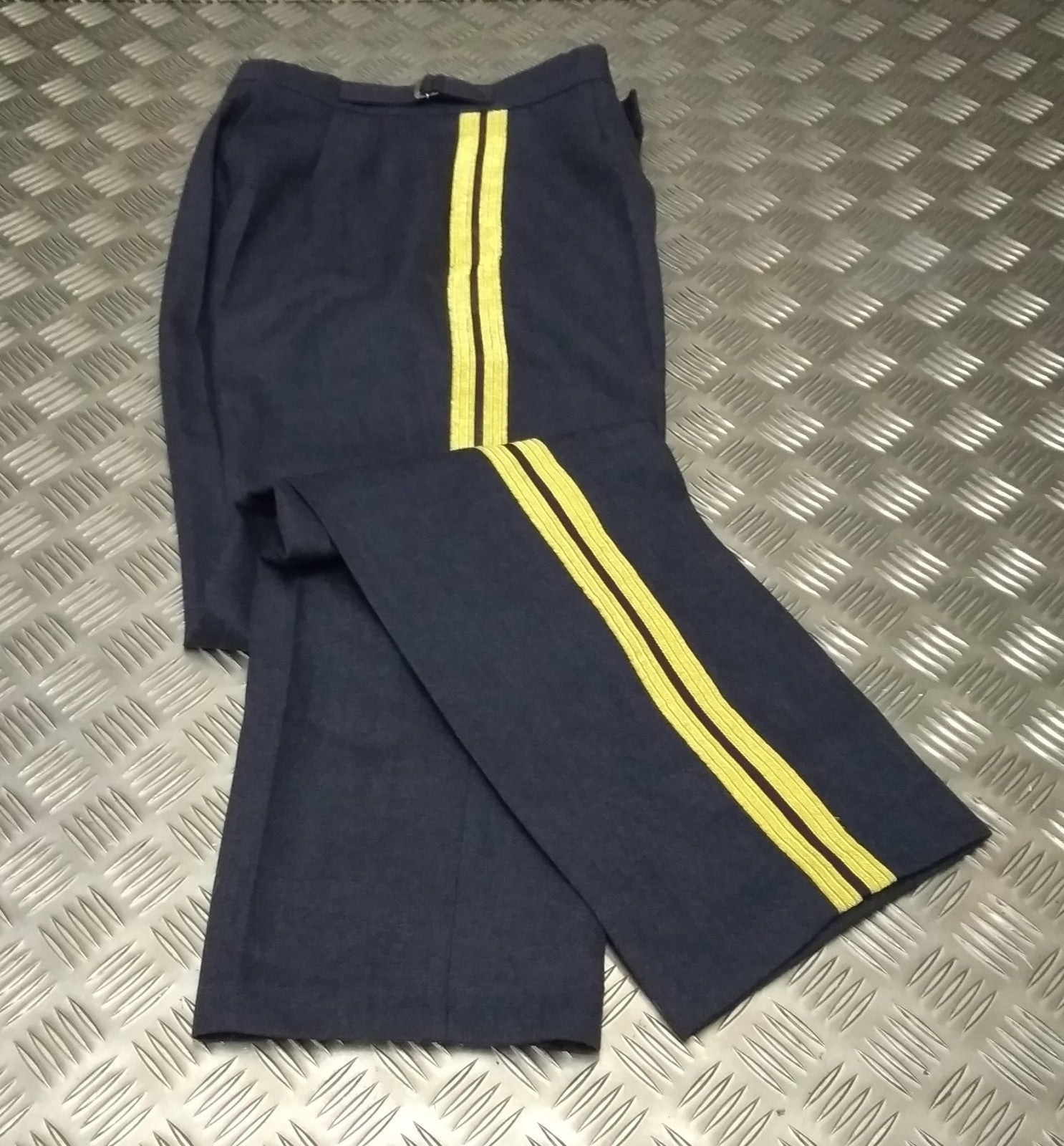 Bands Slacks RAF Royal Air Force Blue Grey with Stripes Musician & Bandmasters No9 Asst