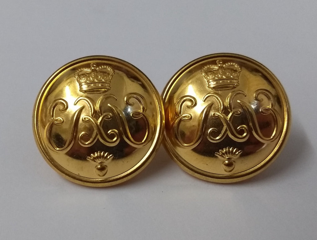 Grenadier Guards Buttons Service Dress High Sheen Subdued No1 / No2 Issue - NEW